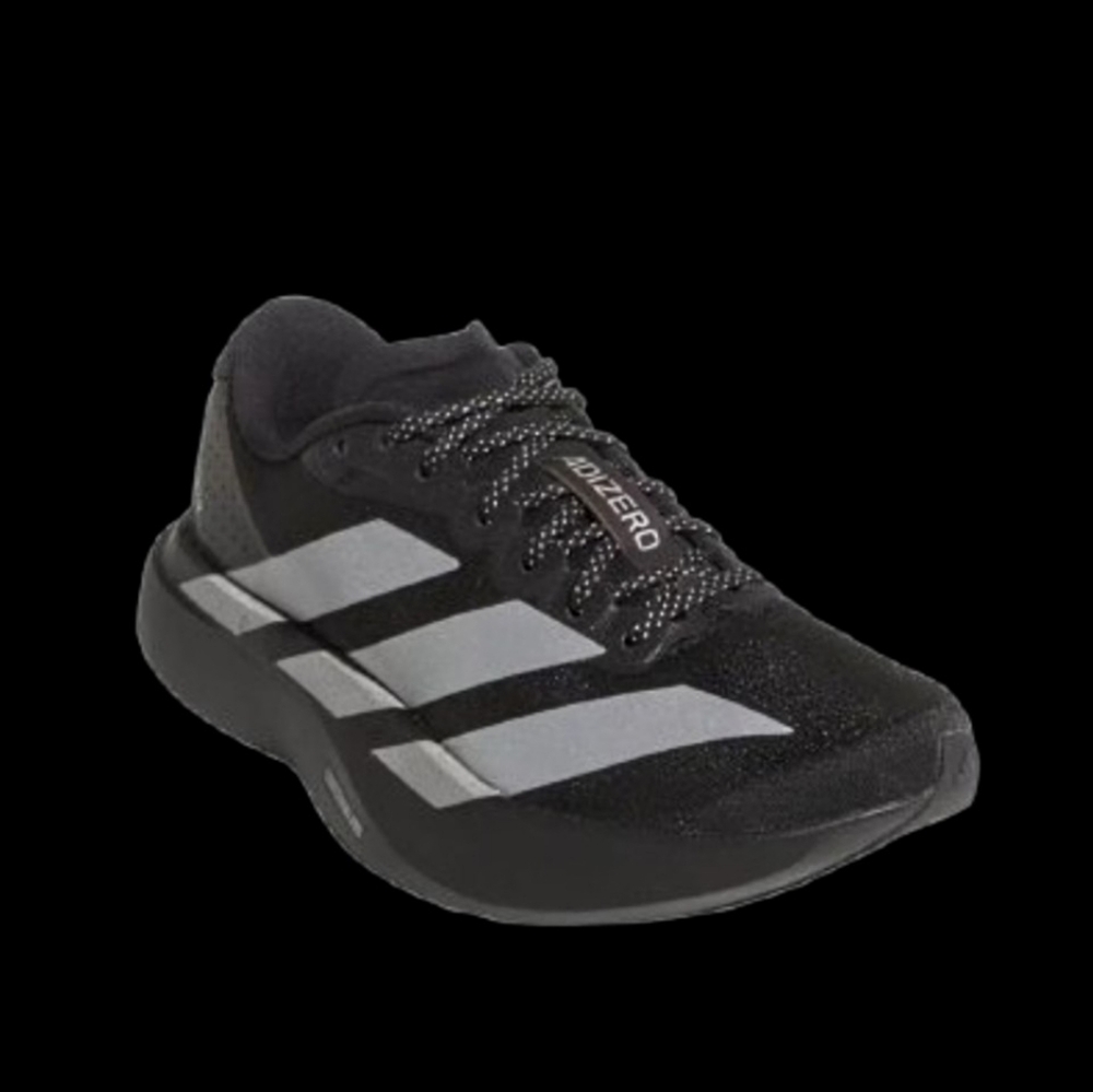 Adidas Adizero Evo SL Running Womens/Kids Black Silver Metallic